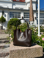 LEA BAG - DARK BROWN
