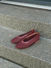 FRIDA BALLERINA - BURGUNDY