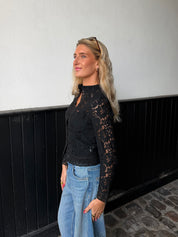 ISABELLA BLUSE - SORT