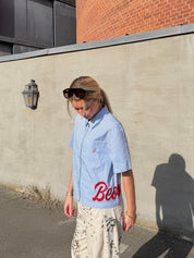 ELLIE SKJORTE - KORTÆRMET