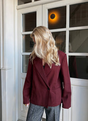 ELMA BLAZER - BURGUNDY