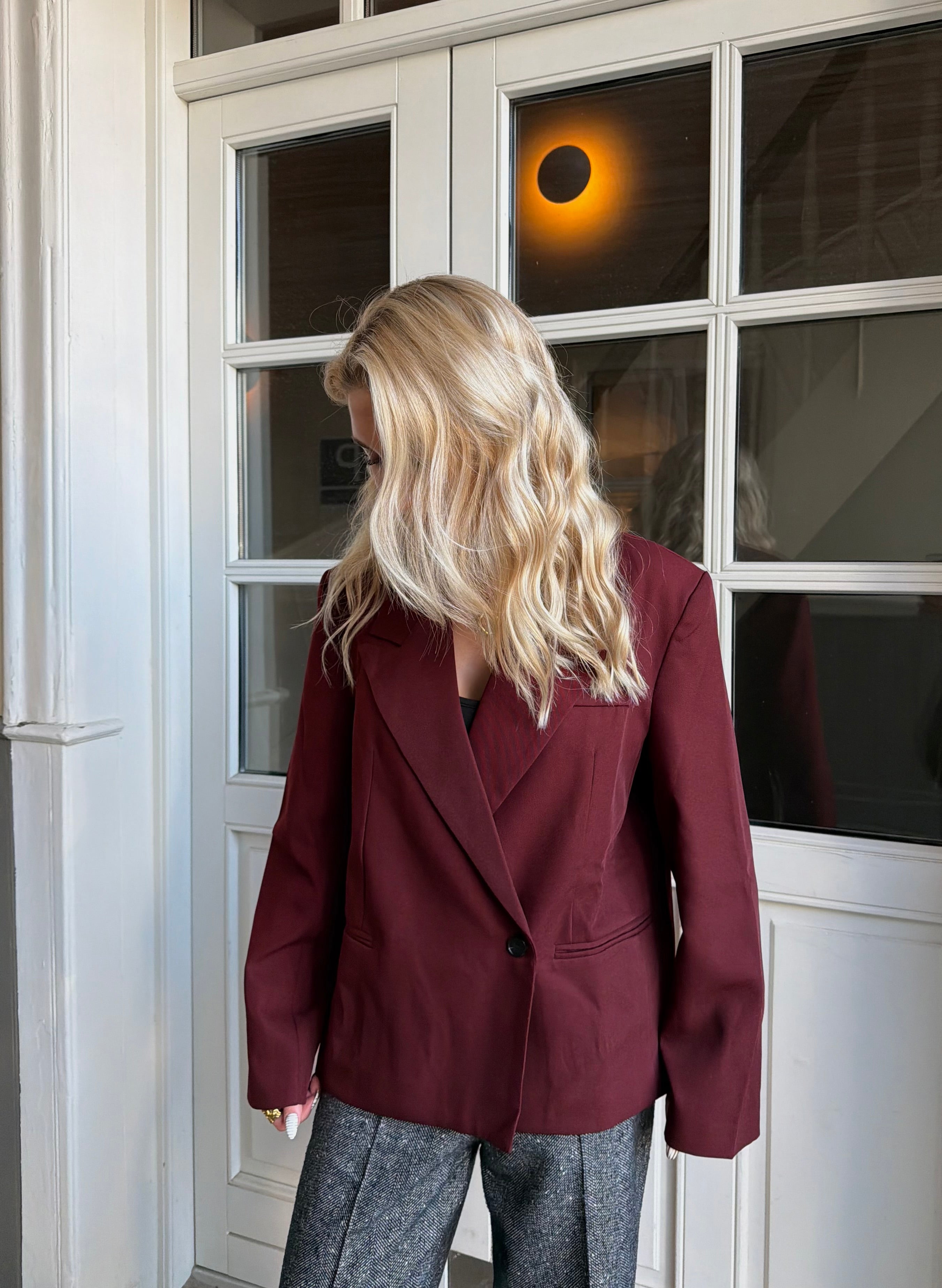 ELMA BLAZER - BURGUNDY
