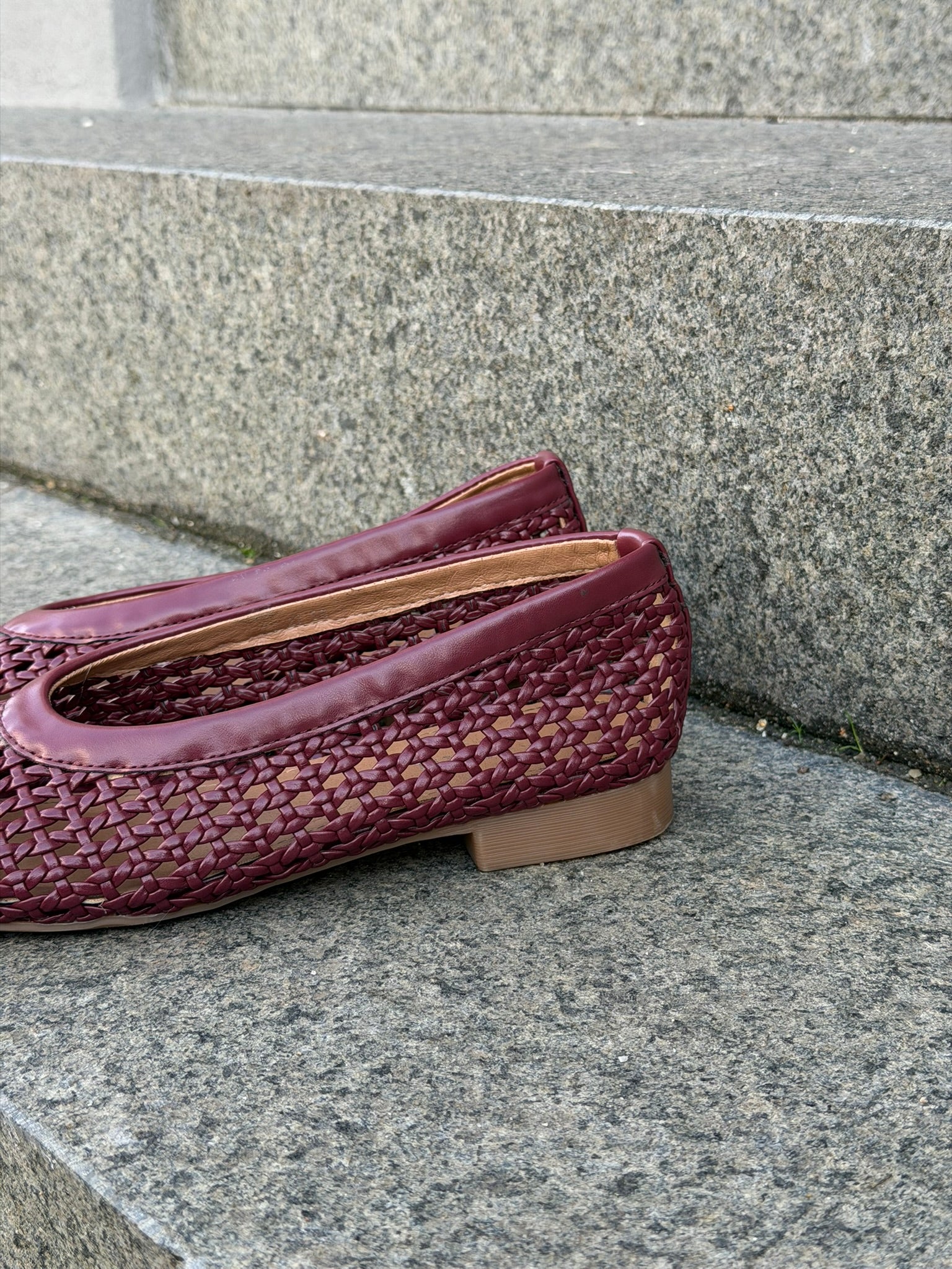 FRIDA BALLERINA - BURGUNDY