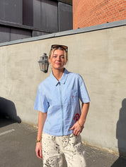 ELLIE SKJORTE - KORTÆRMET