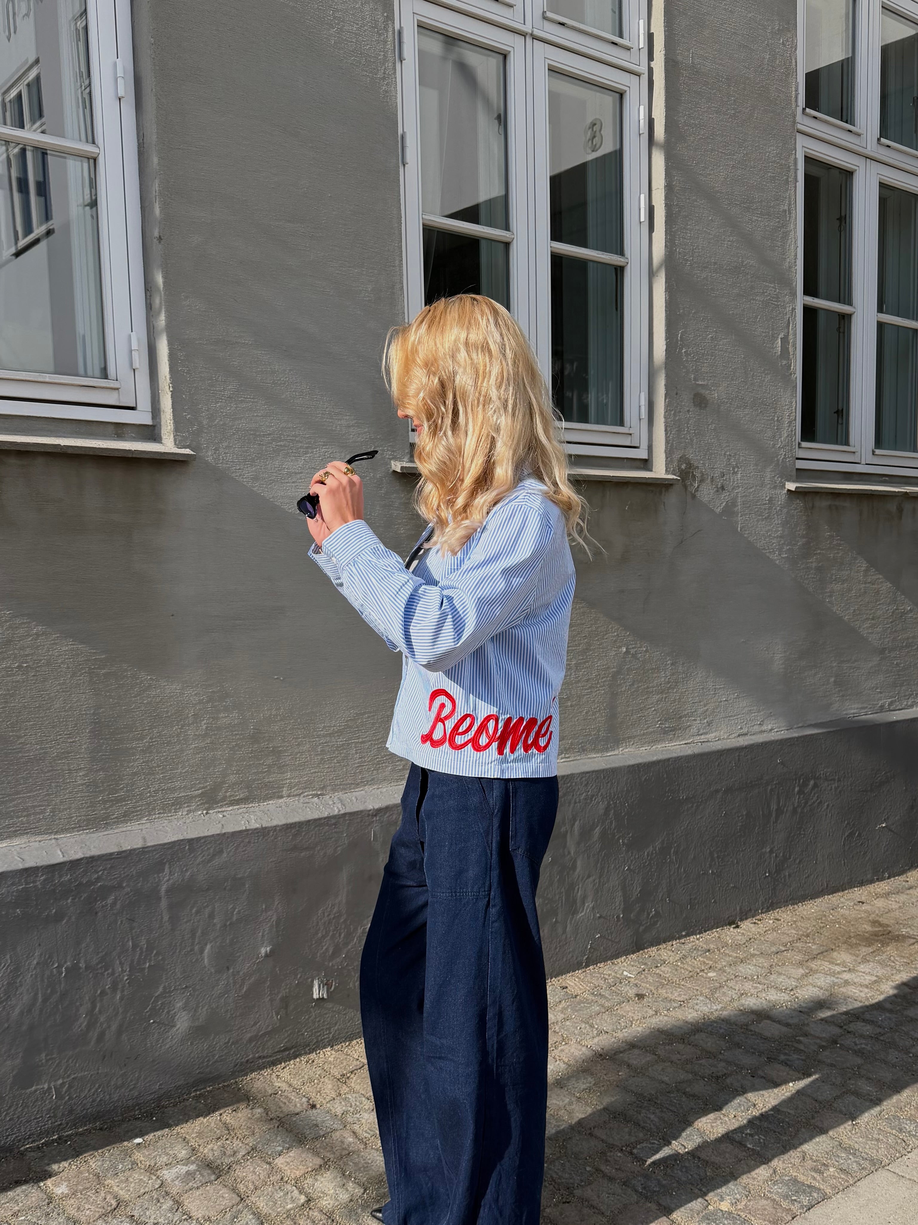 ELLIE SKJORTE - LANGÆRMET