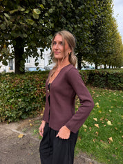 AMELIA SWEATER - BRUN