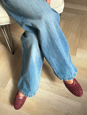 FRIDA BALLERINA - BURGUNDY