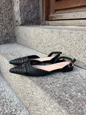 HANNA SLINGBACK - SORT