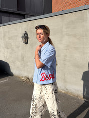 ELLIE SKJORTE - KORTÆRMET