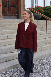 ELMA BLAZER - BURGUNDY