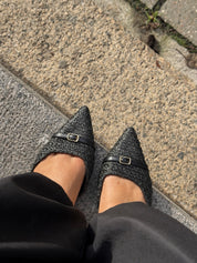 HANNA SLINGBACK - SORT