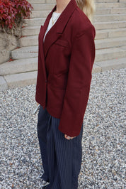 ELMA BLAZER - BURGUNDY