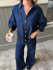 KAMI SKJORTE - DENIM