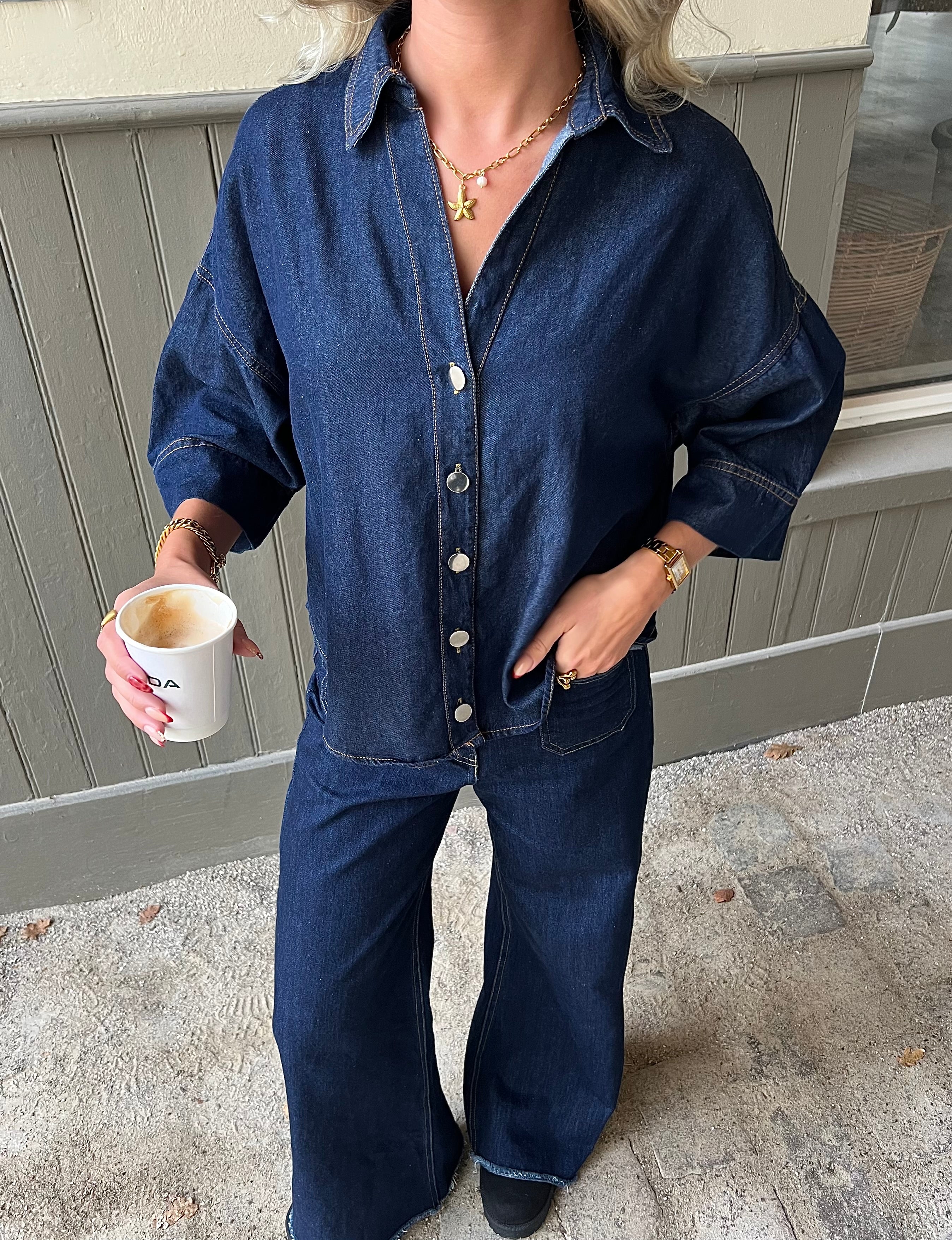 KAMI SKJORTE - DENIM