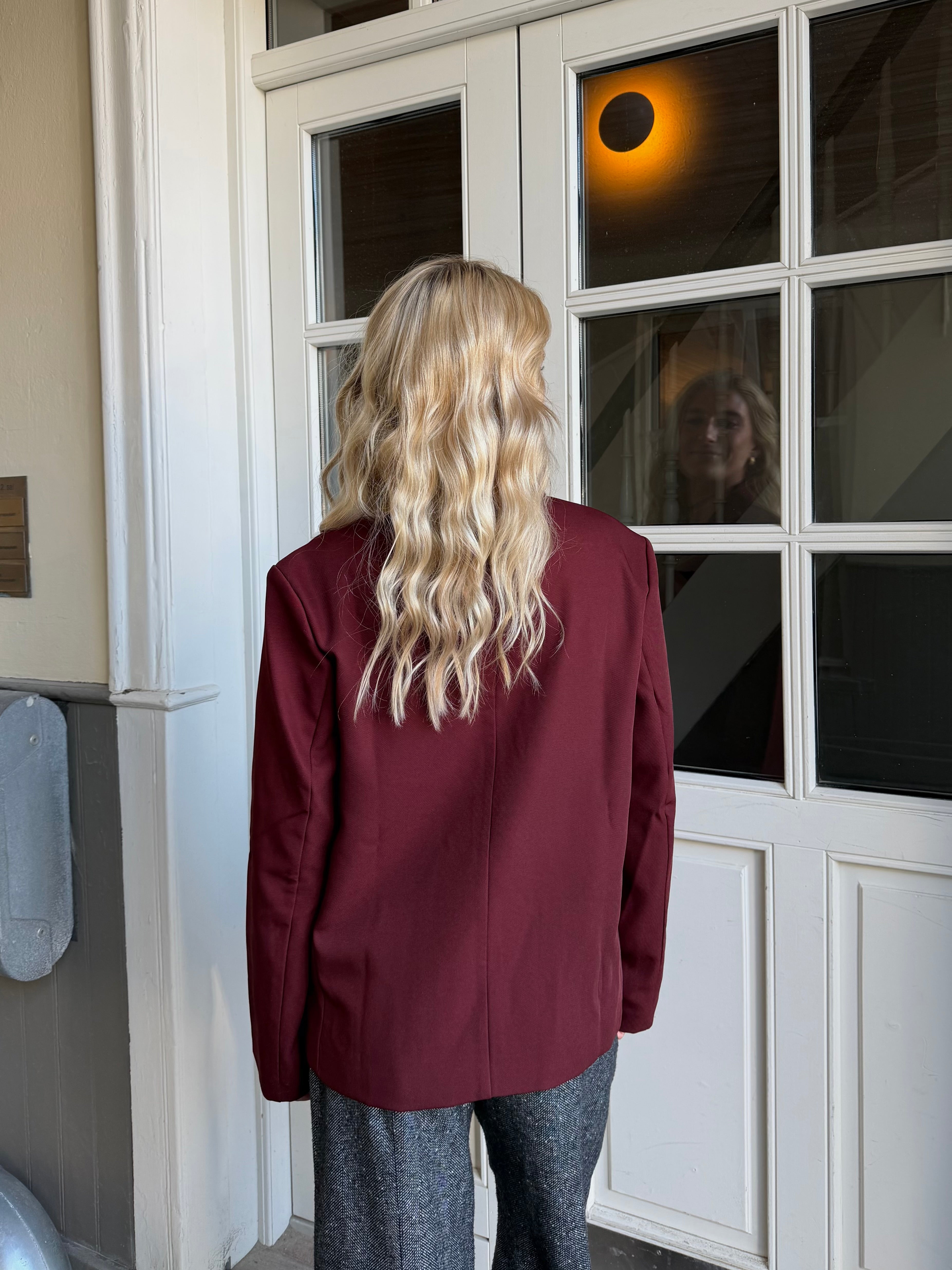 ELMA BLAZER - BURGUNDY