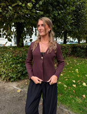 AMELIA SWEATER - BRUN