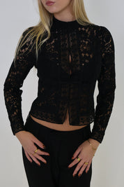 ISABELLA BLUSE - SORT