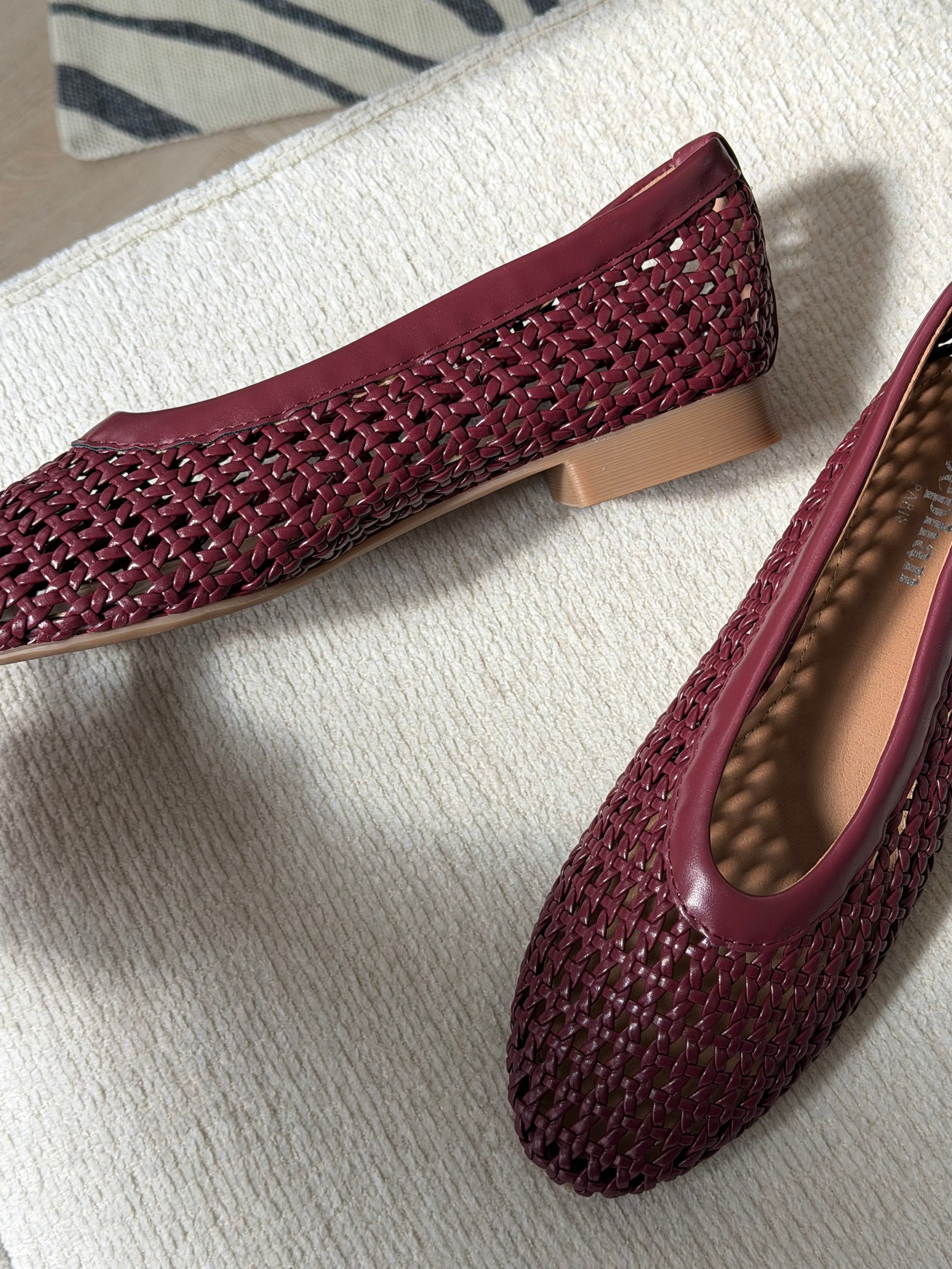 FRIDA BALLERINA - BURGUNDY