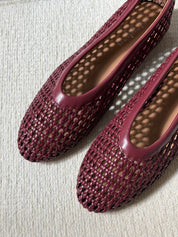 FRIDA BALLERINA - BURGUNDY