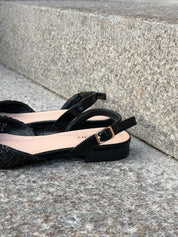 HANNA SLINGBACK - SORT