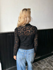 ISABELLA BLUSE - SORT