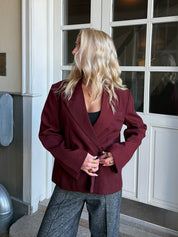 ELMA BLAZER - BURGUNDY