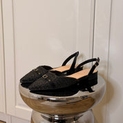 HANNA SLINGBACK - SORT