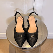 HANNA SLINGBACK - SORT