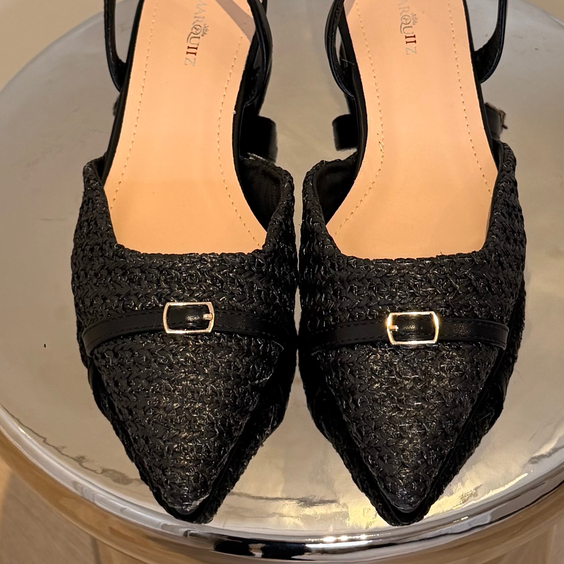 HANNA SLINGBACK - SORT