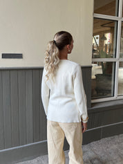 AMELIA SWEATER - BEIGE