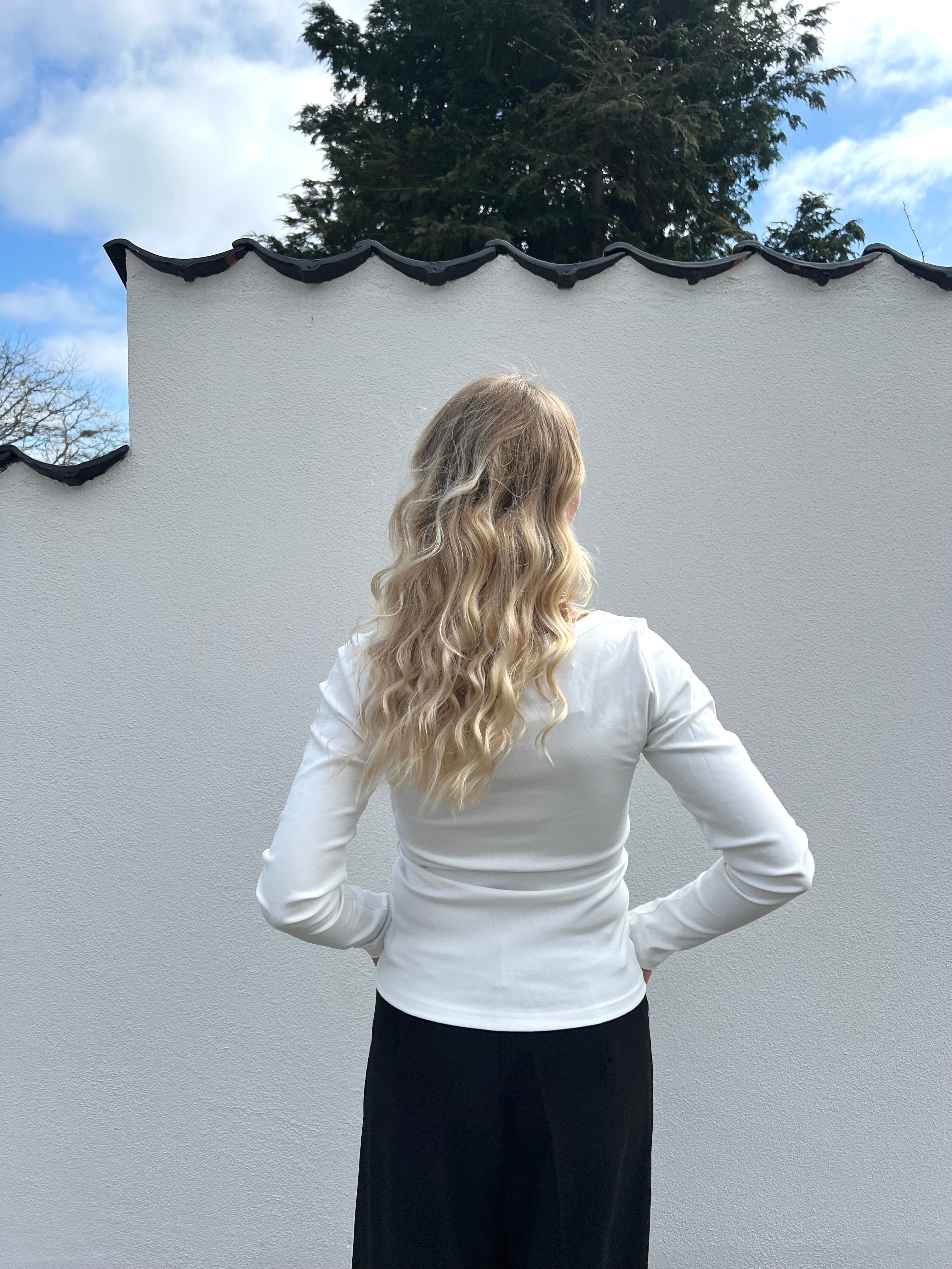 CELINA BLUSE - HVID