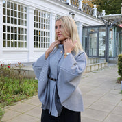 LIV PONCHO - GREY