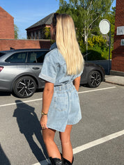 AMANDA JUMPSUIT - DENIMBLÅ